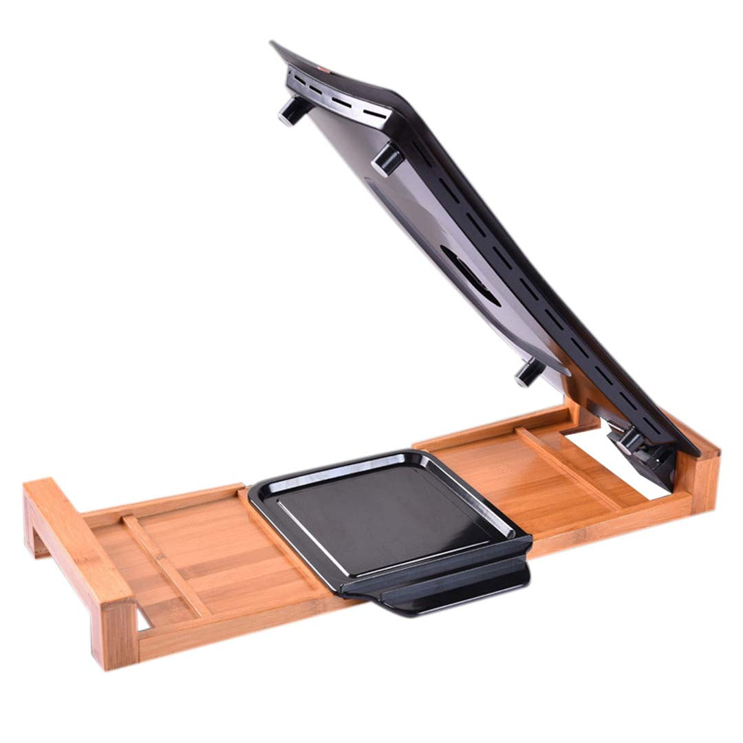 SOGA 2X Electric Ceramic BBQ Grill Non-stick Surface Hot Plate for Indoor & Outdoor White - Hospitality Connect