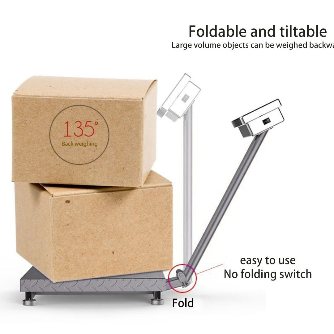 SOGA 150kg Electronic Digital Platform Scale Computing Shop Postal Scale Black - Hospitality Connect