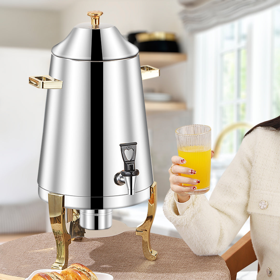 SOGA Stainless Steel Dispenser Beverage Juicer Commercial Buffet Drink Container Jug with Side Handles - Hospitality Connect