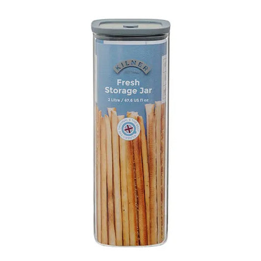KILNER Fresh Storage Square Jar, 2 Litre - Hospitality Connect
