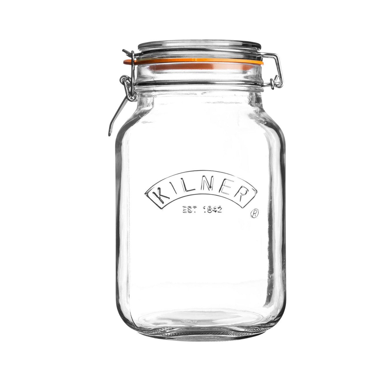 Kilner Square Clip Top Jar, 2 Litre - Hospitality Connect