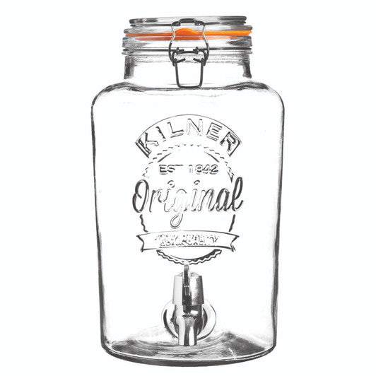 KILNER Round Storage Jar with Dispensing Tap, 8 Litre - Hospitality Connect