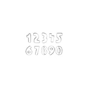 CHEF INOX CUTTER SET 9pc NUMBERS TIN 35mm - Hospitality Connect