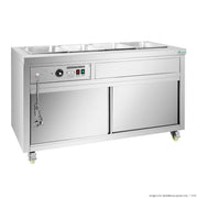 Thermaster Heated Food Display without Glass Top Hold PG150FE-XB
