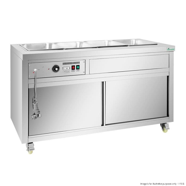 Thermaster Heated Food Display without Glass Top Hold PG150FE-XB