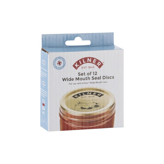KILNER Wide Mouth Preserve Seals (Pack of 12) - Hospitality Connect