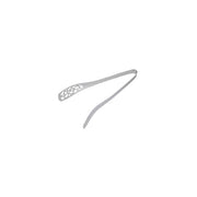 CHEF INOX DUAL PERFORATED/SOLID FOOD TONGS S/S 250x52mm