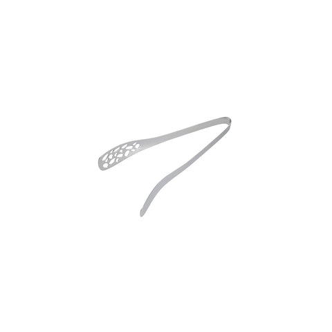CHEF INOX DUAL PERFORATED/SOLID FOOD TONGS S/S 250x52mm
