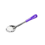 CHEF INOX BASTING SPOON PERFORATED S/S 330mm PURPLE HDL