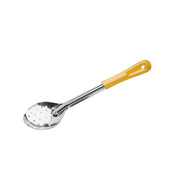 CHEF INOX BASTING SPOON PERFORATED S/S 330mm YELLOW HDL