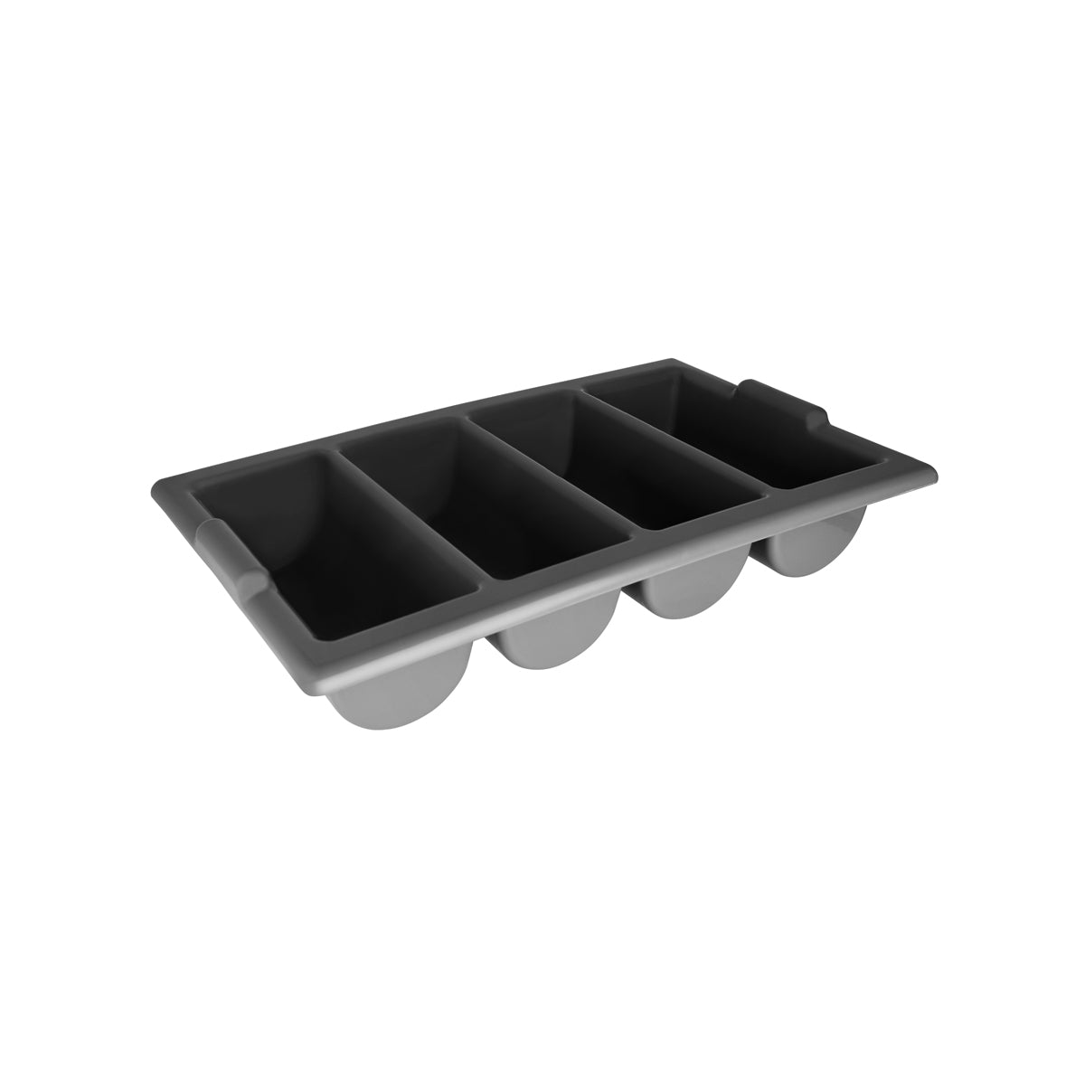 CHEF INOX CUTLERY BOX GREY 4 COMPARTMENT L550xW330xH100mm - Hospitality Connect