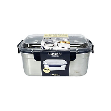 GLASSLOCK ChefTopf Stainless Airtight Food Storage 1920ml - Hospitality Connect