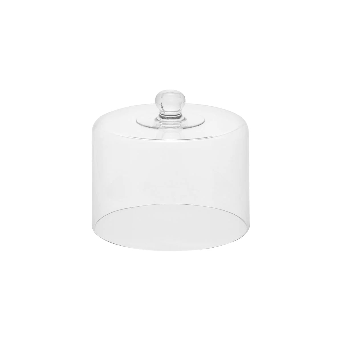 CHEF INOX STRAIGHT SIDE CLOCHE  POLYCARB 208x182mm CLEAR - Hospitality Connect
