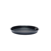 CHEF INOX ROUND BAR TRAY NON SLIP PP BLACK 320x37mm