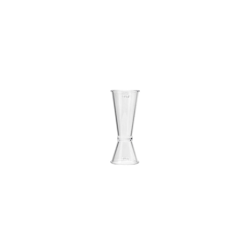 TRU-POUR JAPANESE JIGGER W&M 30/60ml POLY CLEAR /PACK