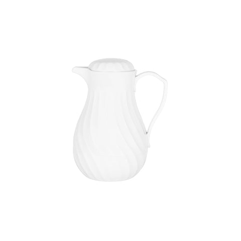 INSULATED JUG-1.2lt WHITE "CONNOISSERVE" - Hospitality Connect