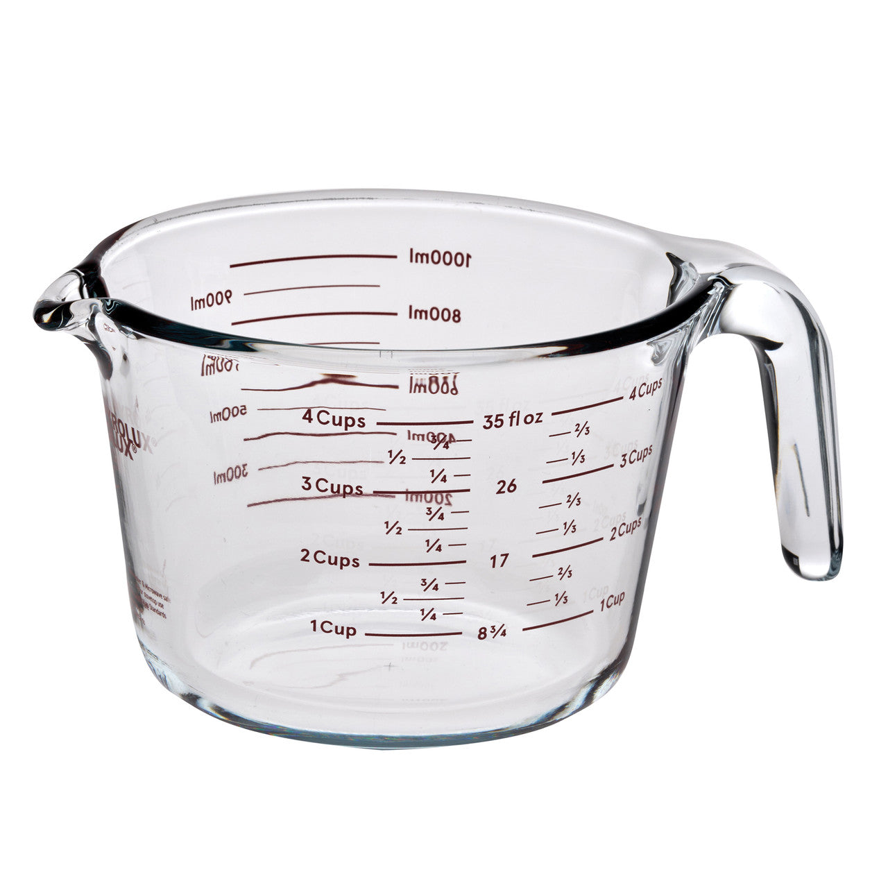 PYROLUX Glass Measure Jug -1000ml/4 Cup - Hospitality Connect