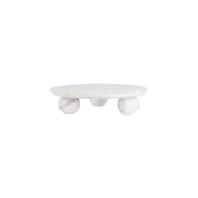 CHEF INOX SERVE ROUND BOARD MARBLE L/BALL FEET 350x100mm - Hospitality Connect