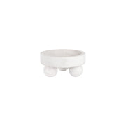 CHEF INOX SERVE ROUND DISPLAY BOWL MARBLE BALLFEET 250x118mm - Hospitality Connect