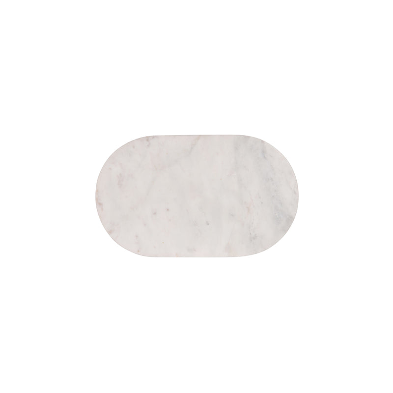 CHEF INOX SERVE OVAL MARBLE PLATTER 380x230x15mm