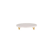 CHEF INOX SERVE RND MARBLE DISPLAY STAND METAL LEGS 300x55mm