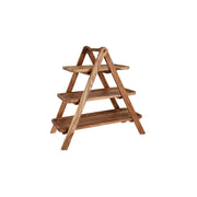 CHEF INOX SERVE 3-TIER DISPLAY STAND ACACIA 460x240x460mm