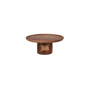 CHEF INOX SERVE ROUND CAKE STAND PILAR ACACIA 300x140mm