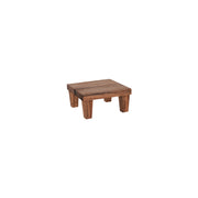 CHEF INOX SERVE SQR STAND ACACIA 210x210x100mm