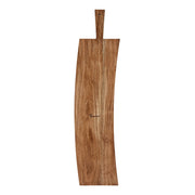 CHEF INOX SERVE PADDLE BOARD BENT w/BLK ACACIA 810x185x25mm