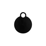CHEF INOX SERVE RND BOARD BLK w/LOOP HDL ACACIA 440x370x15mm