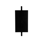 CHEF INOX SERVE PADDLE BOARD BLK w/2HDLS ACACIA 580x254x15mm