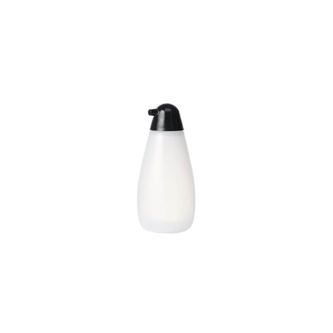 CHEF INOX SQUEEZE BOTTLE w/OIL POURER 200ml BLACK CAP