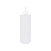 CHEF INOX SQUARE WIDE MOUTH SQUEEZE BOTTLE GRAD 800ml CLEAR - Hospitality Connect