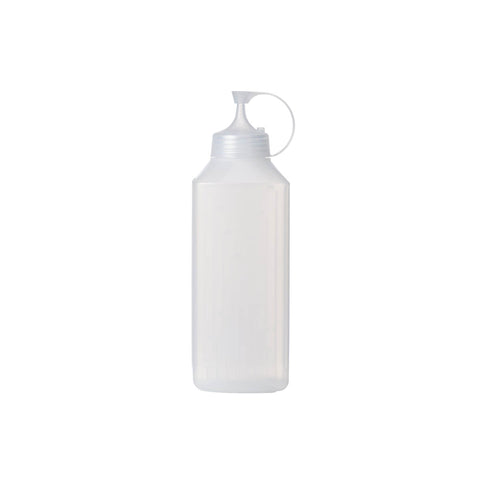 CHEF INOX SQUARE NARROW MOUTH SQUEEZE BOTTLE GRAD 800mlCLEAR - Hospitality Connect