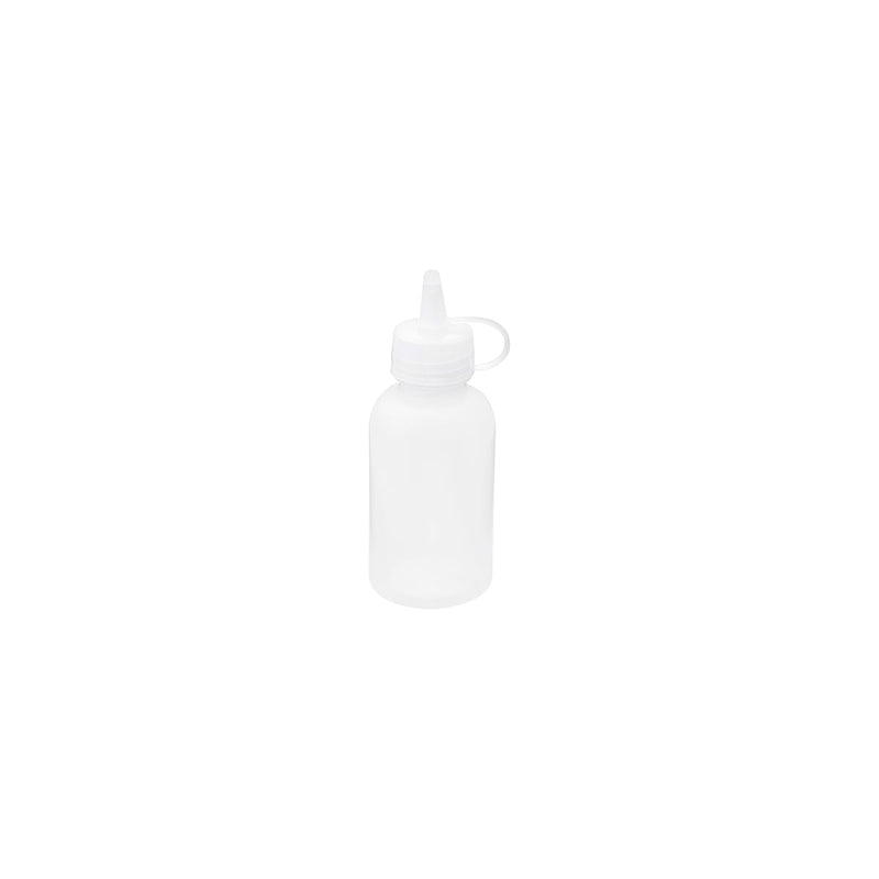 CHEF INOX MINI SAUCE BOTTLE w/SEAL TIP 50ml CLEAR