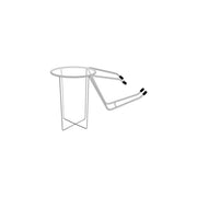 Chef Inox display stand for model 4110, 130mm size, sturdy table stand with a sleek metallic finish for showcasing products.