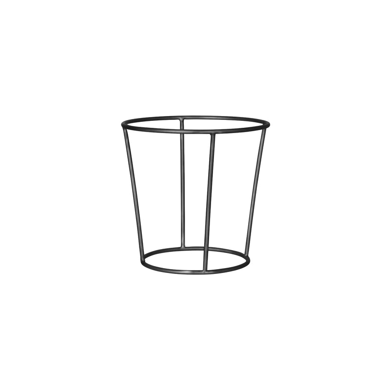 CHEF INOX ROUND RISER S/S 150/200x190mm MATT BLACK