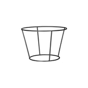 CHEF INOX ROUND RISER S/S 195/285x190mm MATT BLACK