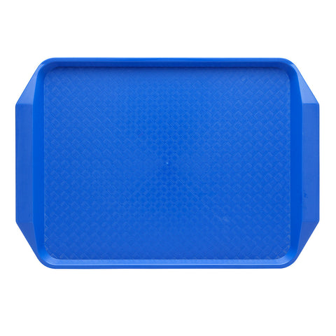 CHEF INOX RECT FAST FOOD TRAY PP 425x300x35mm BLUE - Hospitality Connect