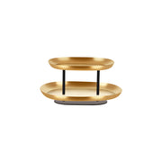 CHEF INOX 2-TIER SEAFOOD STAND SS/IRON 380x260x195mm BRASS