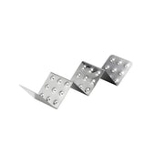 CHEF INOX 3-COMP FRIES/BUN/WRAP HOLDER S/S 305x80x58mm