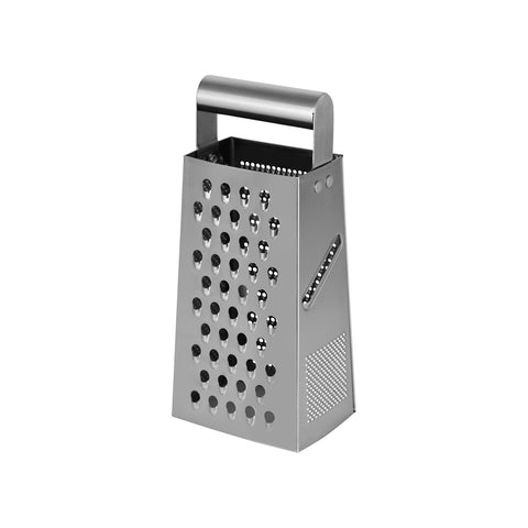 CHEF INOX GRATER 4 SIDED w/TUBE HDL 18/0 105x75x230mm