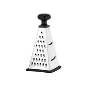 CHEF INOX 4 SIDED PYRAMID GRATER RUBBER BASE SS/PP 105x223mm