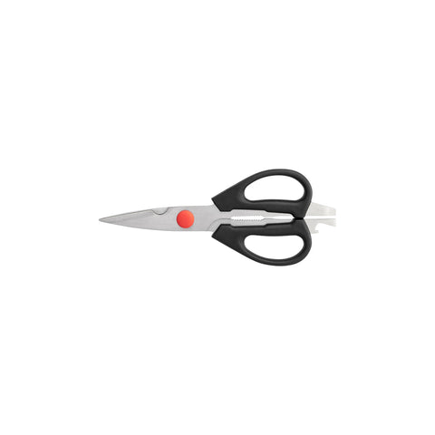 CHEF INOX KITCHEN SCISSORS w/BLACK PP HDL 210mm - Hospitality Connect