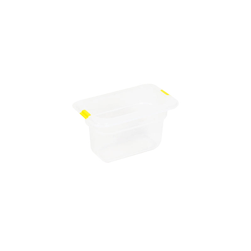 KitchenKnock Gastronorme Pan - PP - 1/9 - 100mm - with Lid - 0.75L 075987 - Hospitality Connect