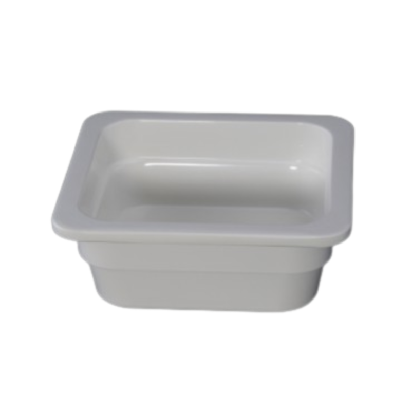 KitchenKnock Gastronorme Pan - Melamine - White 1/2 100mm