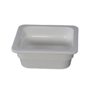 KitchenKnock Gastronorme Pan - Melamine - White 1/6 100mm