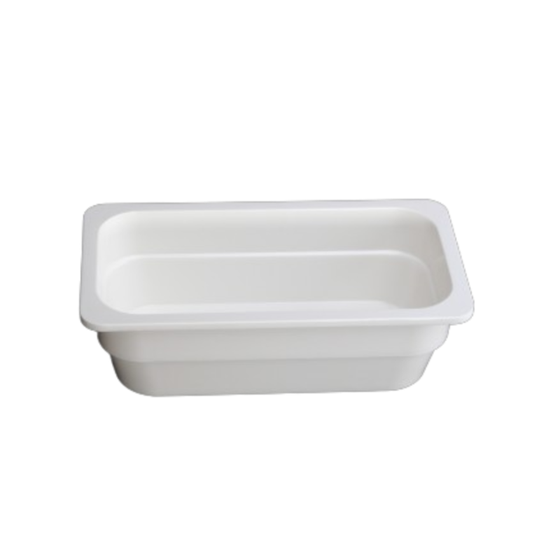 KitchenKnock Gastronorme Pan - Melamine - White 1/3 65mm