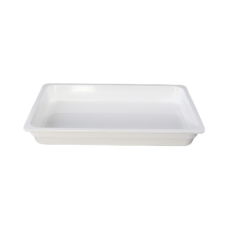 KitchenKnock Gastronorme Pan - Melamine - White 1/1 65mm