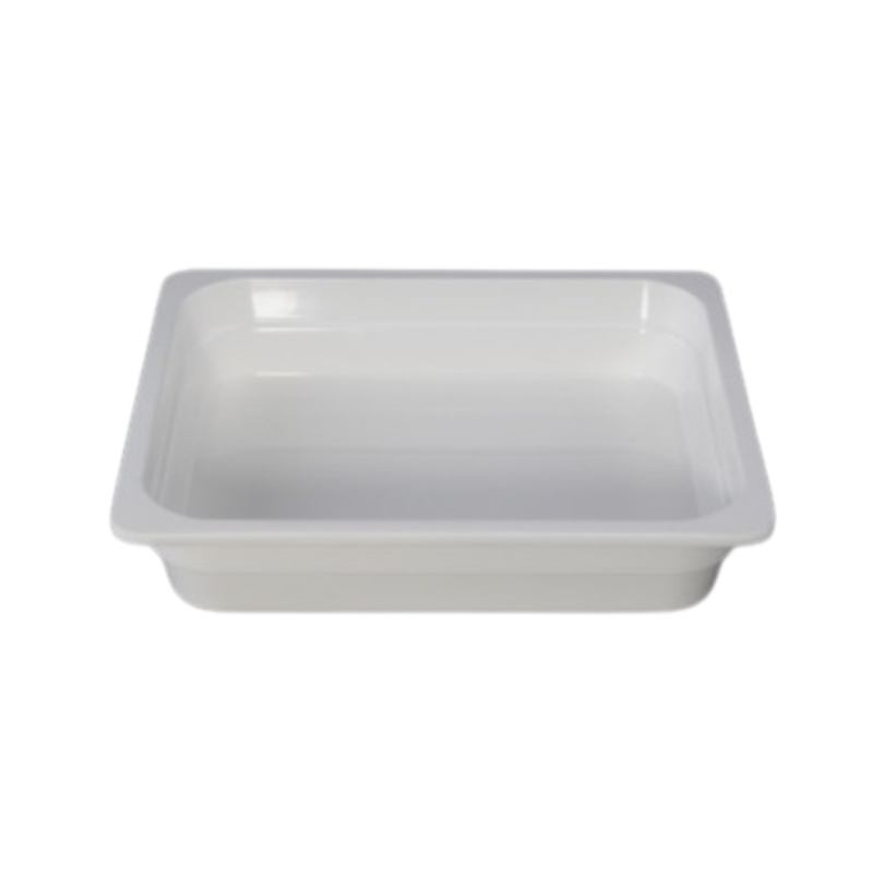 KitchenKnock Gastronorme Pan - Melamine - White 1/1 100mm